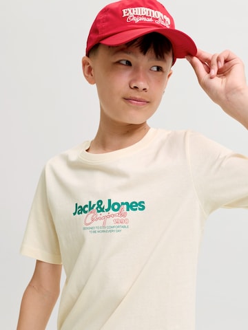 Jack & Jones Junior - Camiseta 'JORCASSIS' en blanco