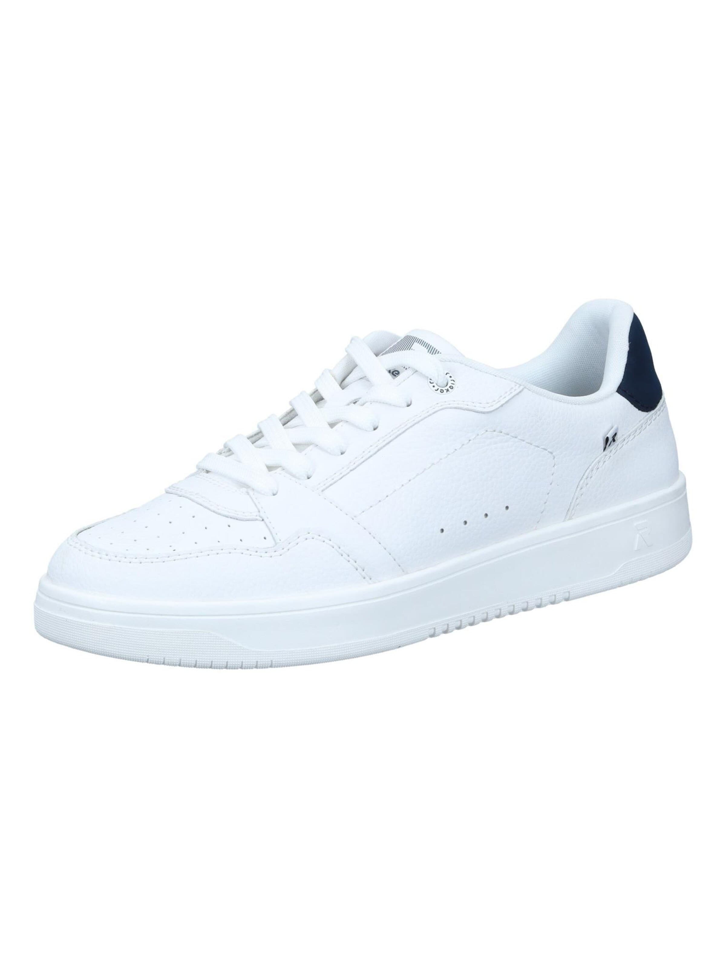 Chaussure basse Rieker en blanc : devant