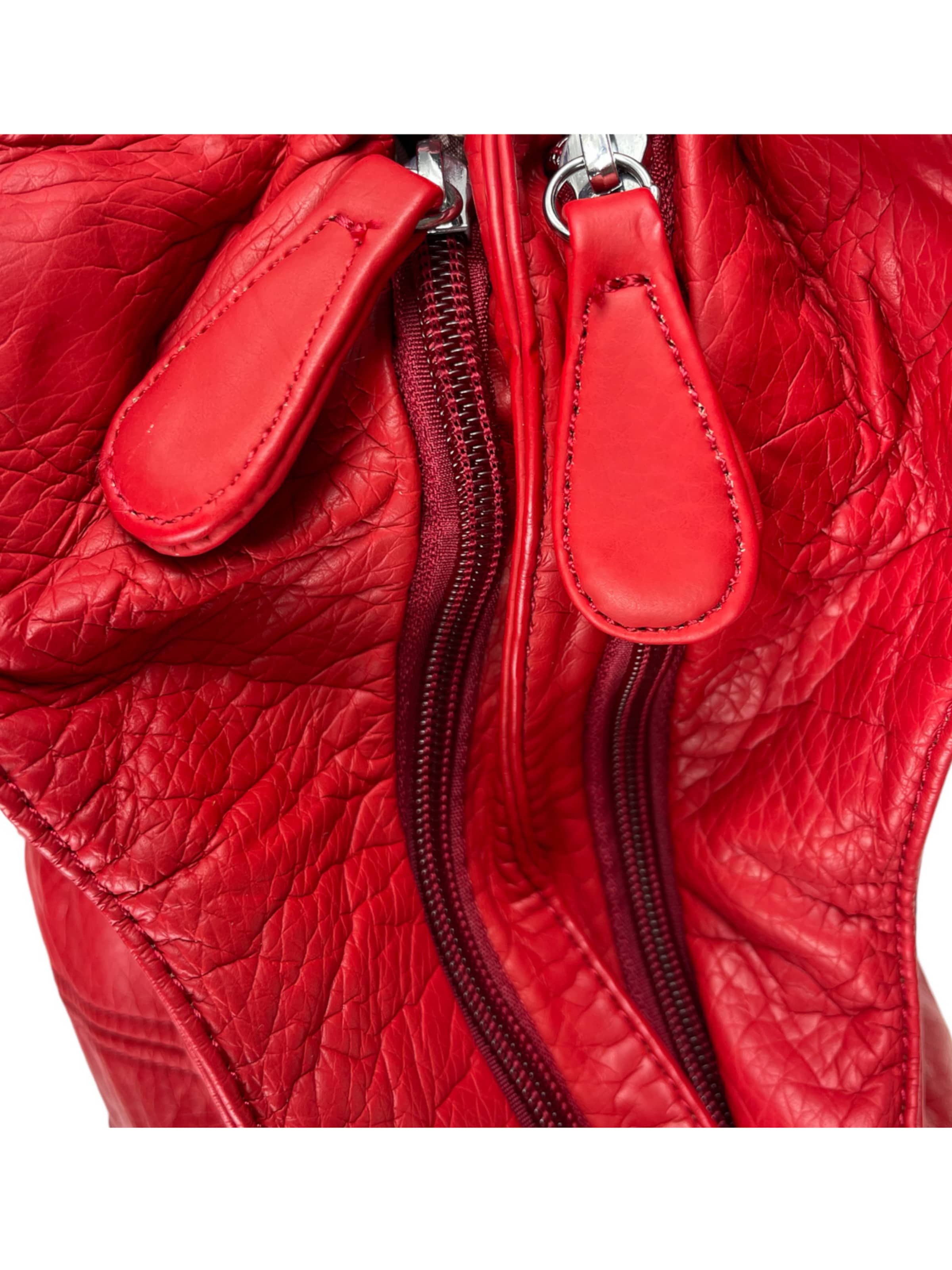 Borsa a mano di Kumixi in rosso