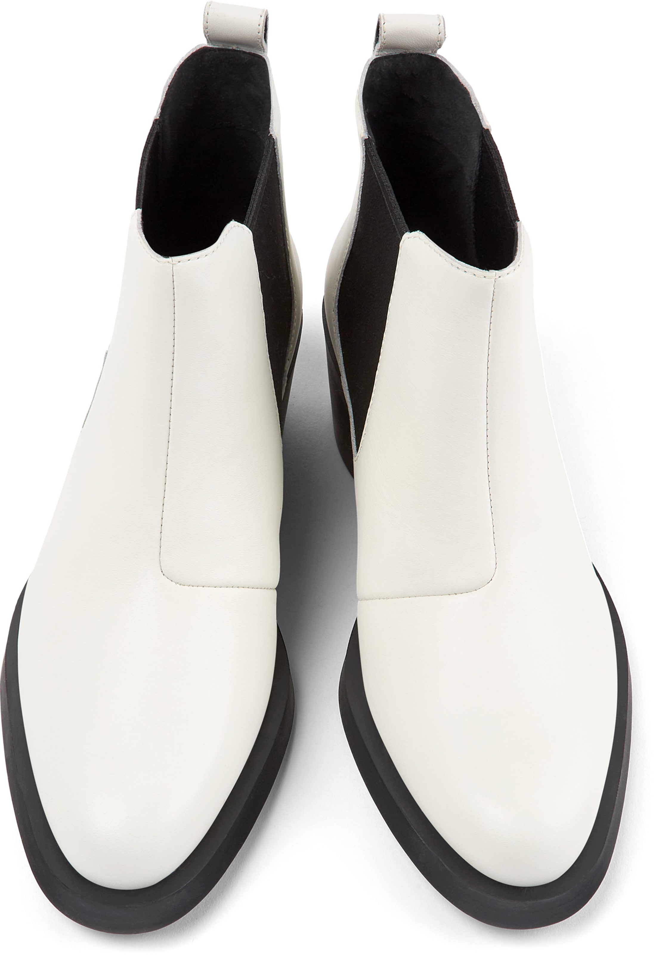 Boots chelsea ' Bonnie Twins ' di CAMPER in bianco