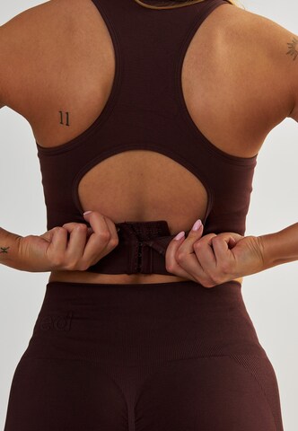 BeShaped Bralette Sports bra 'Body Boost' in Brown