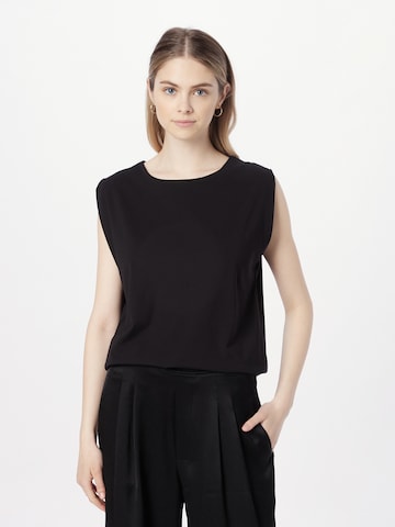 Top di s.Oliver BLACK LABEL in nero: frontale