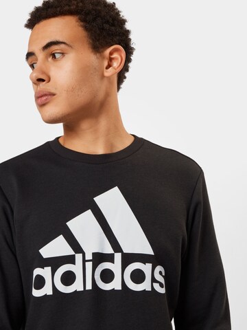 ADIDAS SPORTSWEAR Sportsweatshirt 'Essentials Big Logo' in Zwart