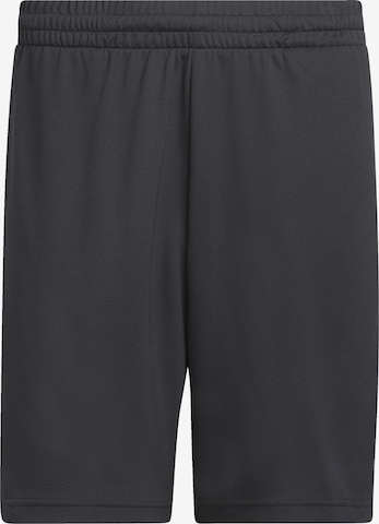 ADIDAS PERFORMANCE Regular Workout Pants in Grey: front