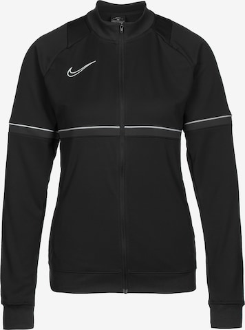 NIKE Training Jacket in Black: front