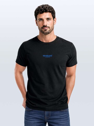 Neverless Shirt 'Lumineus' in Black: front