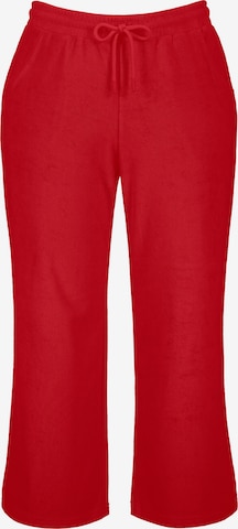 Ulla Popken Bootcut Hose in Rot: predná strana