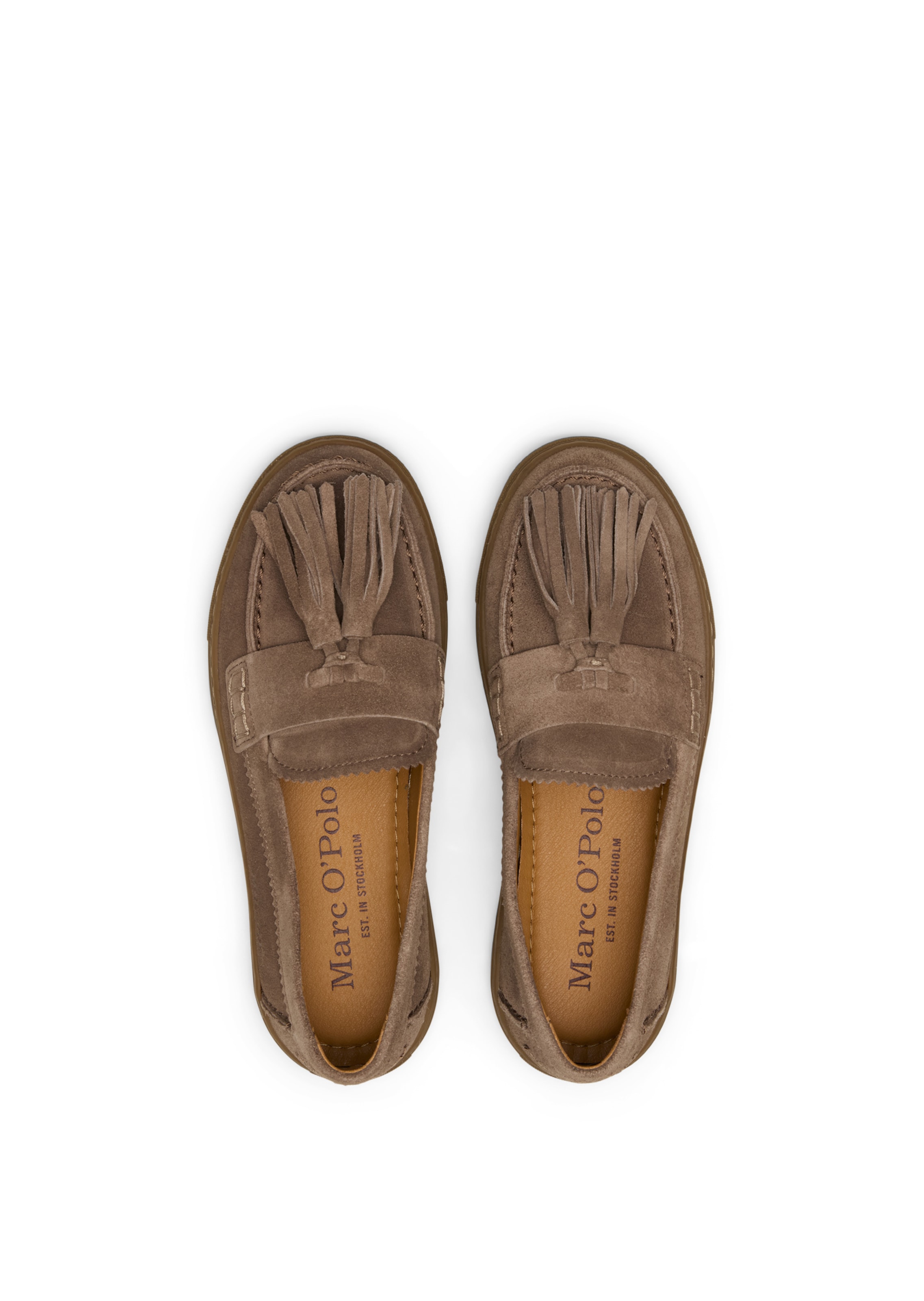 Marc O'Polo Moccasins 'Kara' in Brown: top