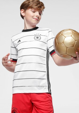 ADIDAS PERFORMANCE Functioneel shirt 'EM 2020 DFB' in Wit: voorkant