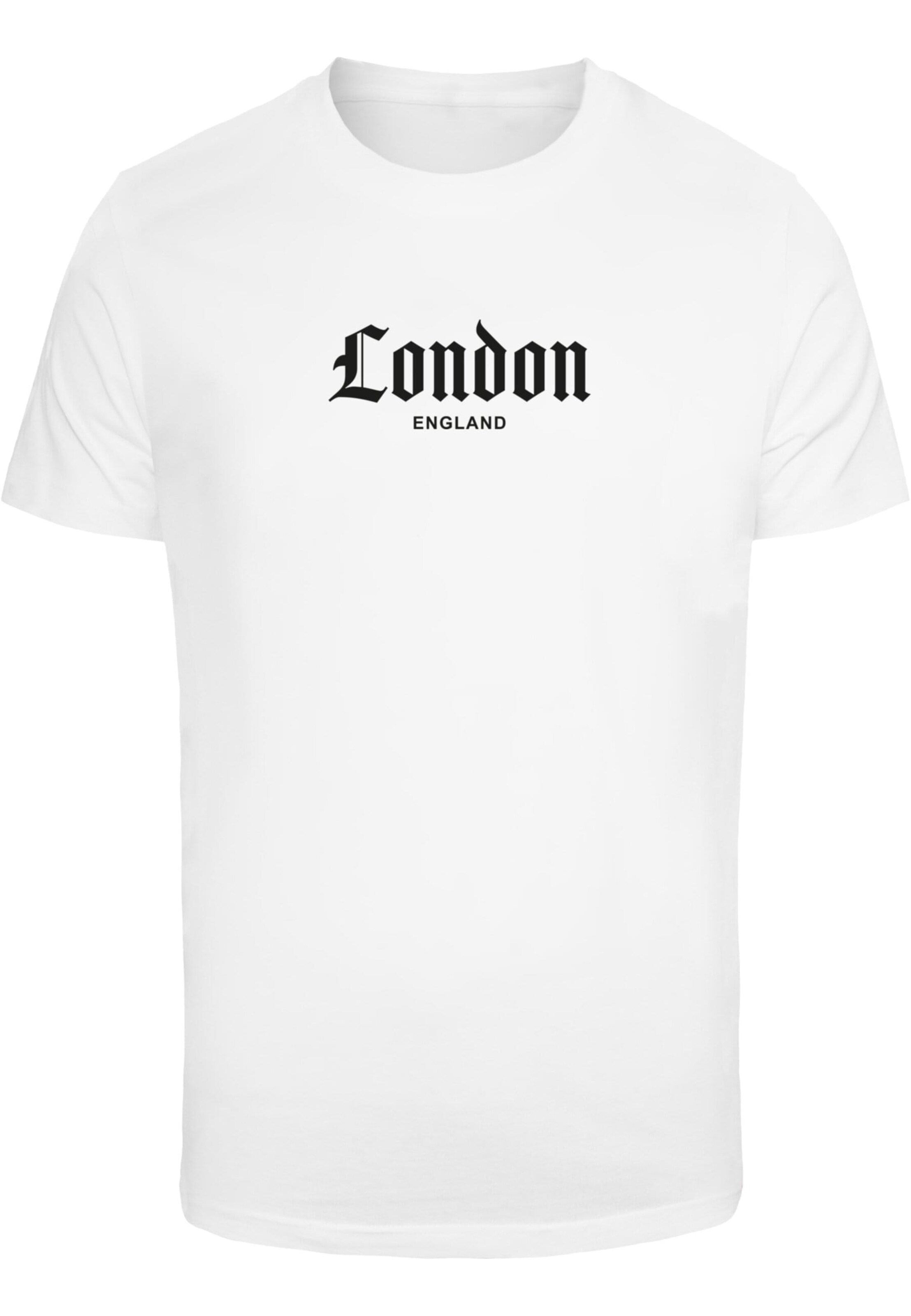 Mister Tee Shirt 'England London' in Black / White, Item view