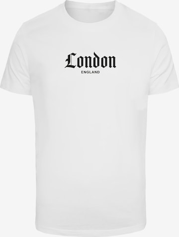 Mister Tee Shirt 'England London' in White: front
