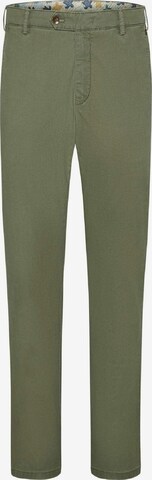 MEYER Slimfit Chino 'Bonn' in Groen: voorkant