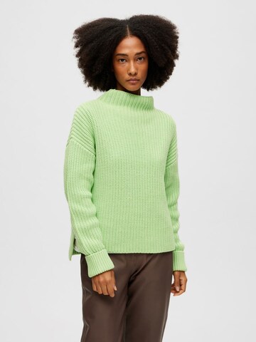 SELECTED FEMME Trui 'Selma' in Groen: voorkant