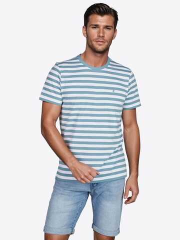 T-Shirt PIERRE CARDIN en bleu : devant
