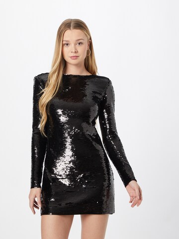 FRAME Dress 'SEQUIN' in Black: front