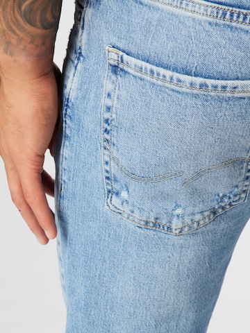 JACK & JONES Slimfit Jeans 'Mike' i blå