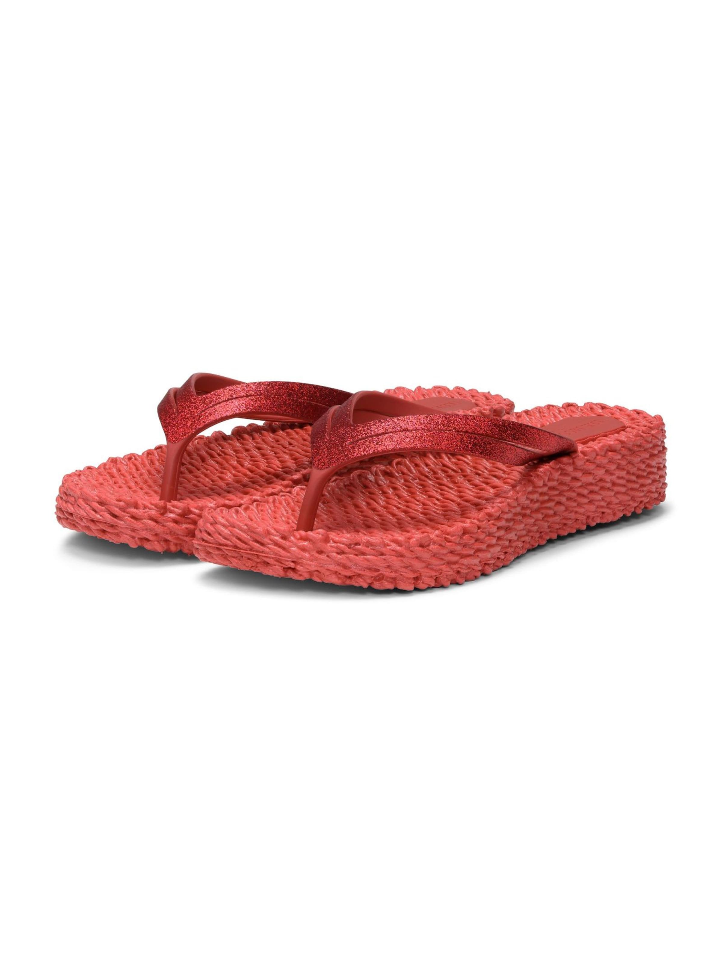 ILSE JACOBSEN Teenslipper 'Cheerful13' in Rood