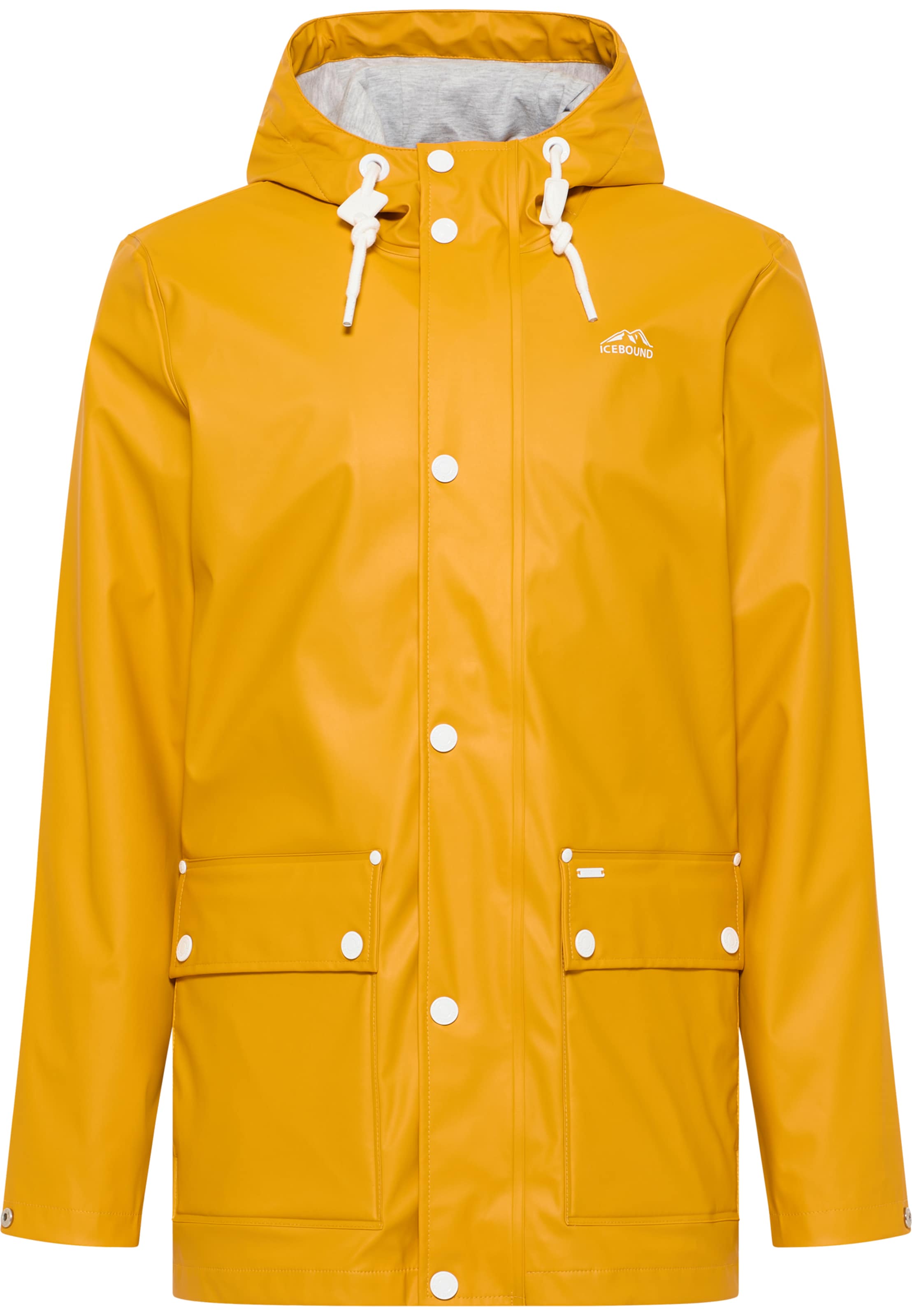 ICEBOUND - Chaqueta funcional en amarillo: frente