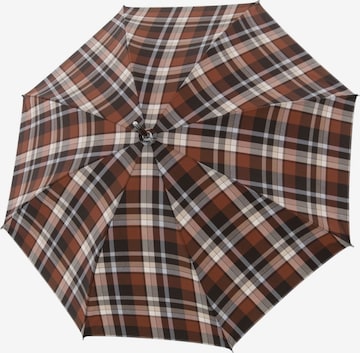 Doppler Manufaktur Umbrella 'Zürs Rustika' in Brown: front