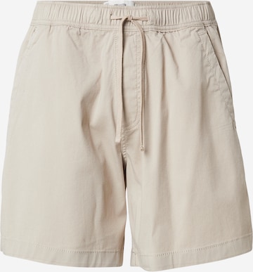 HOLLISTER - Calças em castanho: frente