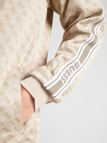 GUESS Sportsweatjacka 'PARIMO' i beige