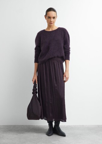 Jupe COMMA en violet : devant