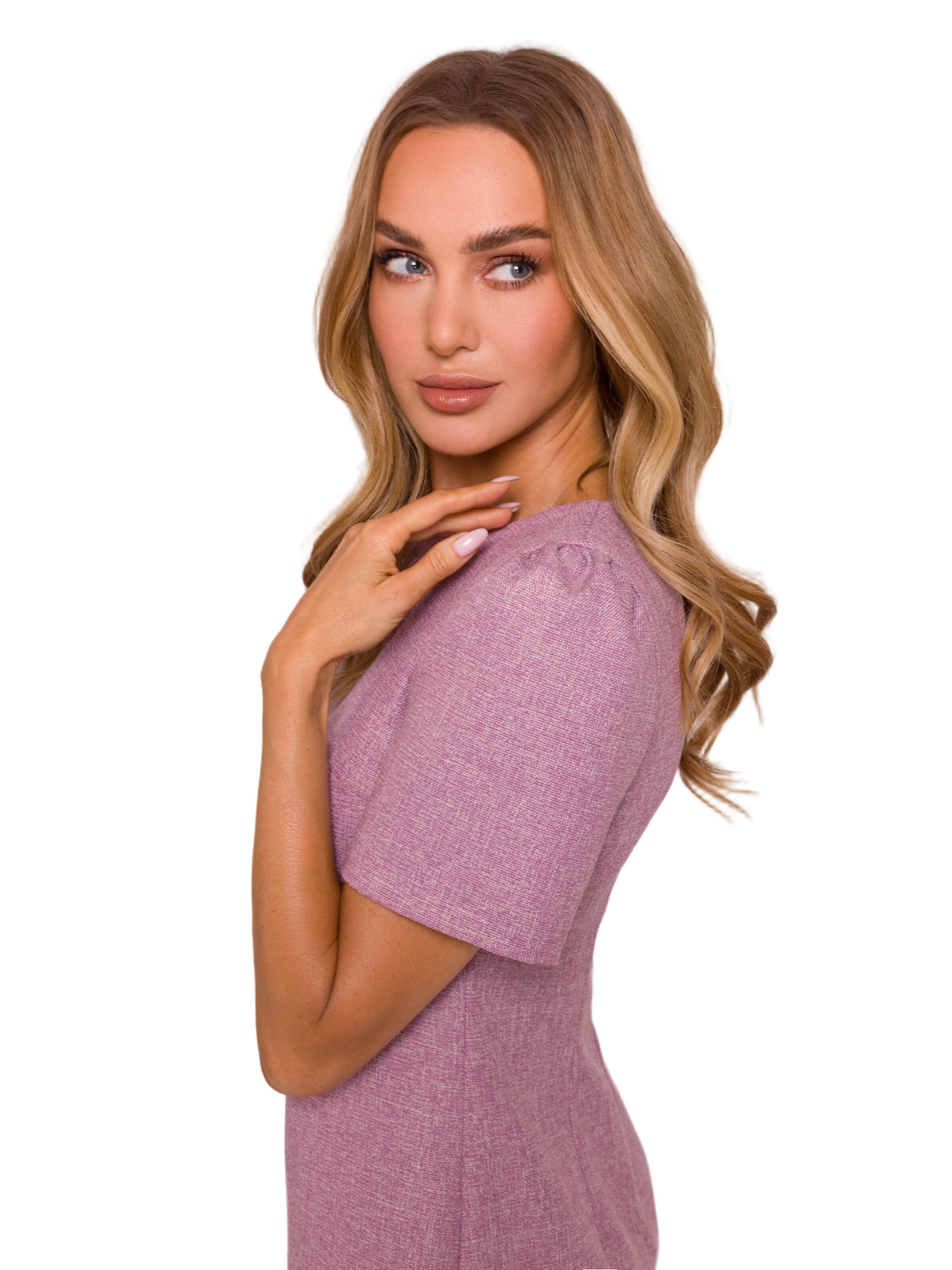 made of emotion Šaty 'Mini sukienka trapezowa' – pink