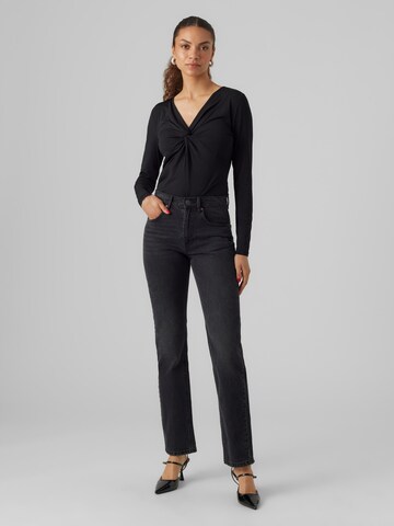 VERO MODA Regular Jeans 'Hailey' in Zwart