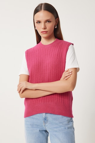 Happiness İstanbul Pullover i pink