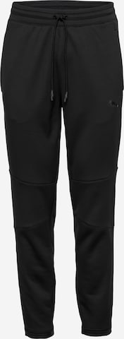 PUMA Regular Sports trousers in Black: front