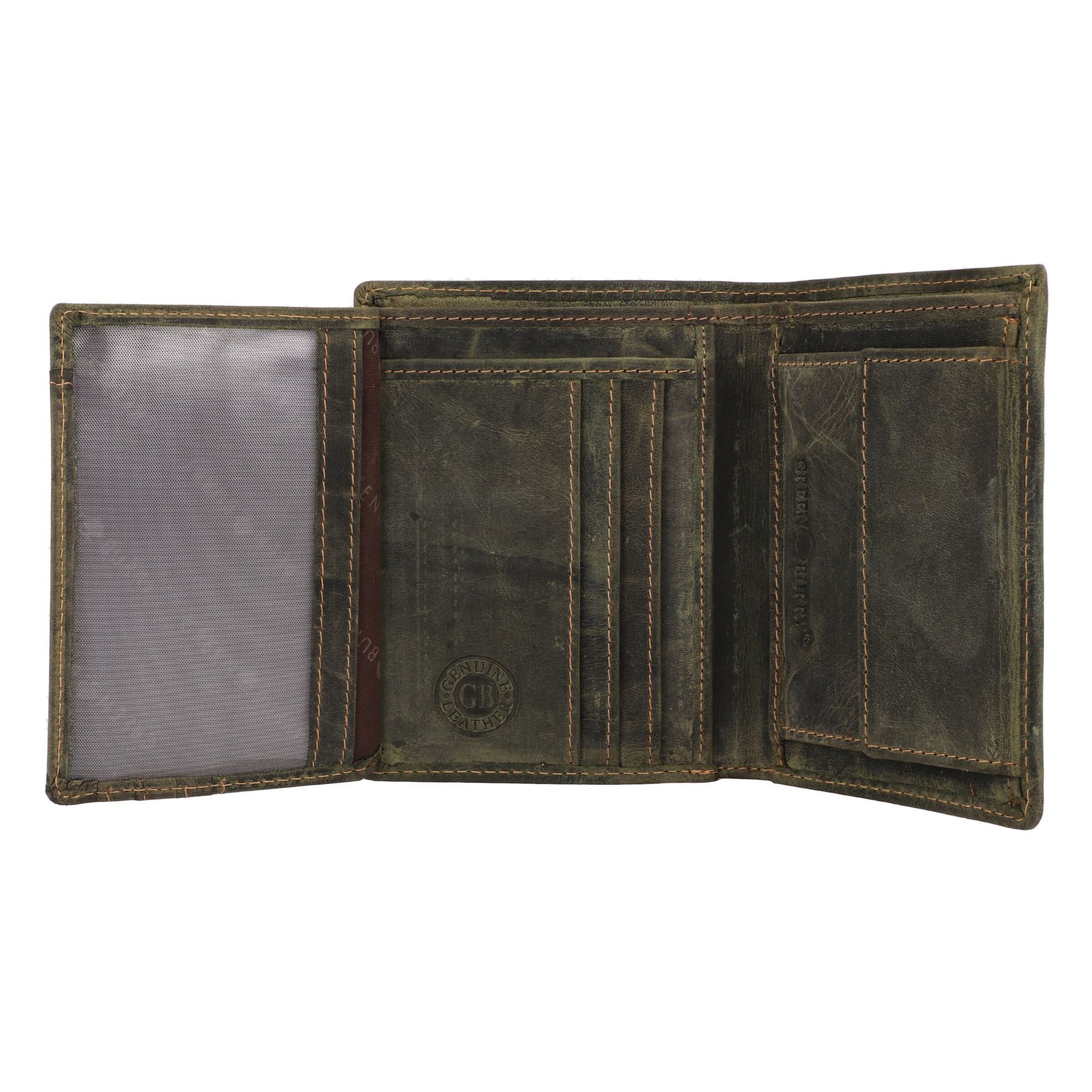 GREENBURRY Geldbörse in Grün