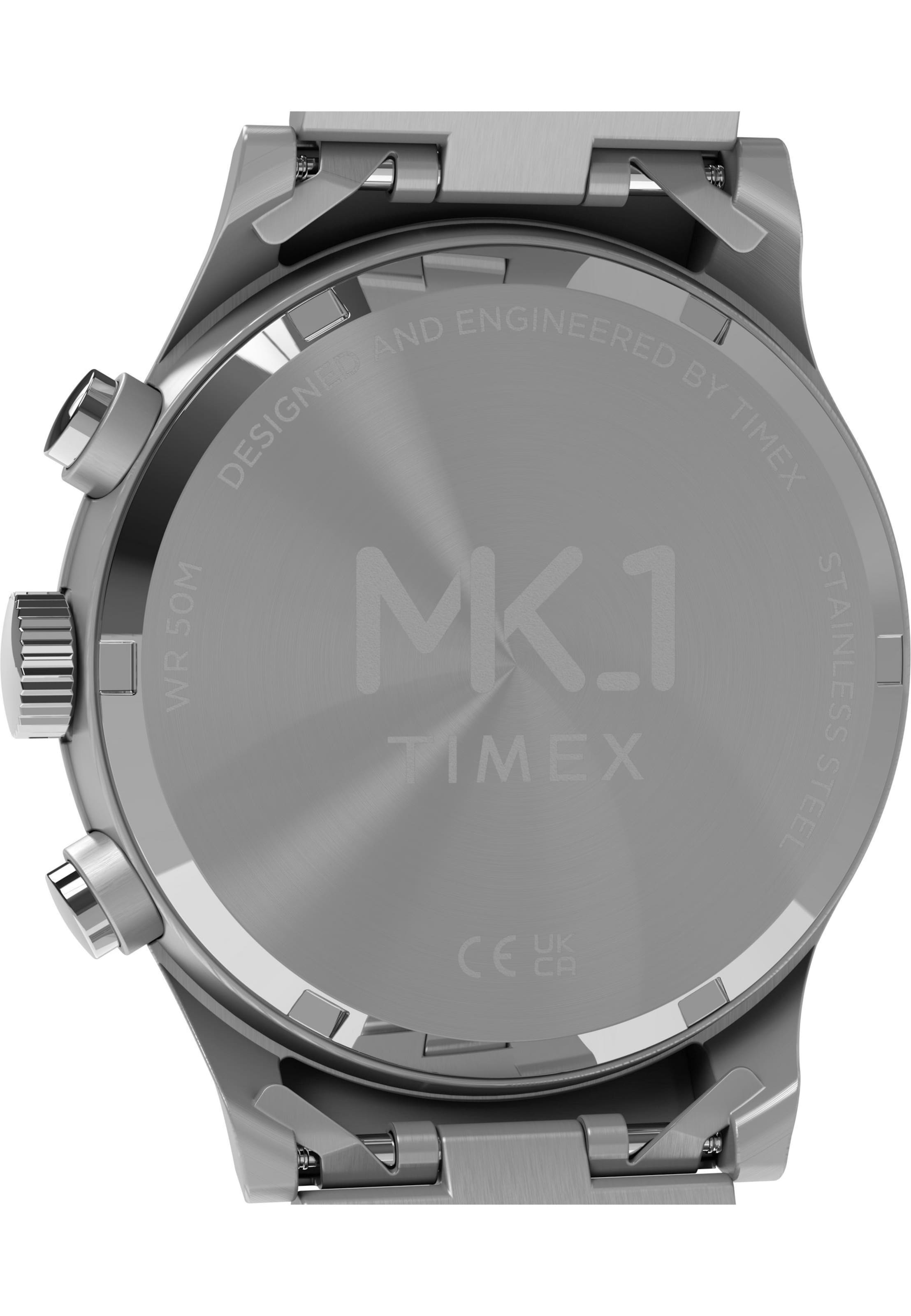 TIMEX Analogt ur i sølv