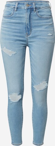 American Eagle Skinny Jeans in Blauw: voorkant