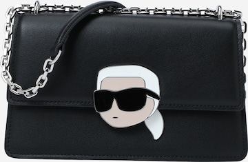 Borsa a tracolla di Karl Lagerfeld in nero: frontale