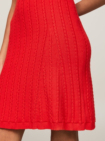 TOMMY HILFIGER Knitted dress in Red