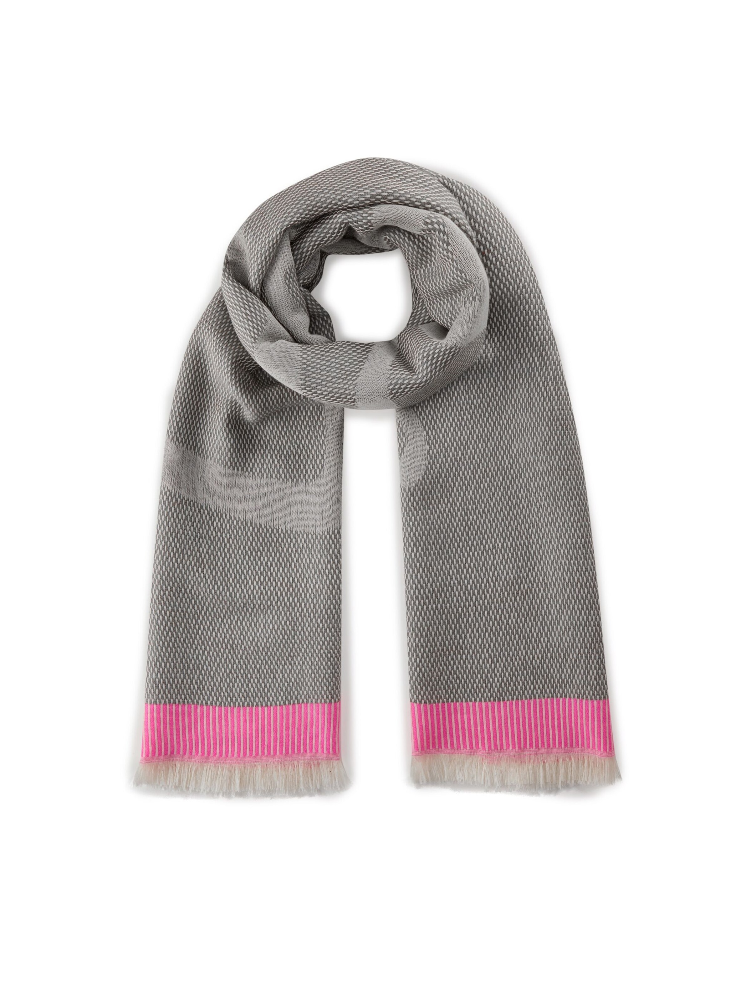 CODELLO Schal in Grau: Vorderseite