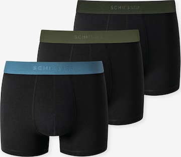 SCHIESSER Boxer shorts '95/5' in Black: front