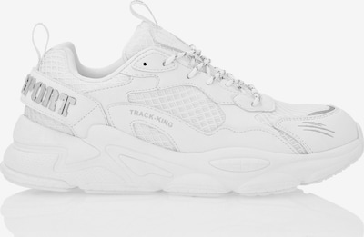 Plein Sport Sapatilhas baixas 'Track King' em prata / branco, Vista do artigo