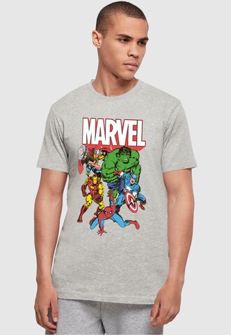 T-Shirt 'Avengers - Marvel Comics' ABSOLUTE CULT en gris : devant