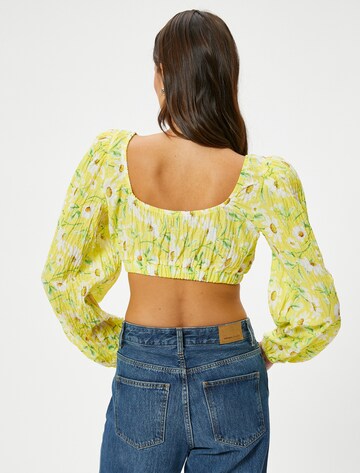 Koton Bluse in Gelb