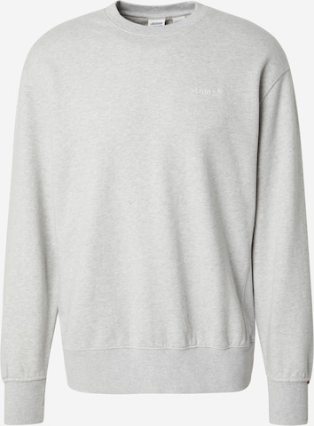 Sweat-shirt 'Authentic Crewneck Sweatshirt' LEVI'S ® en gris : devant