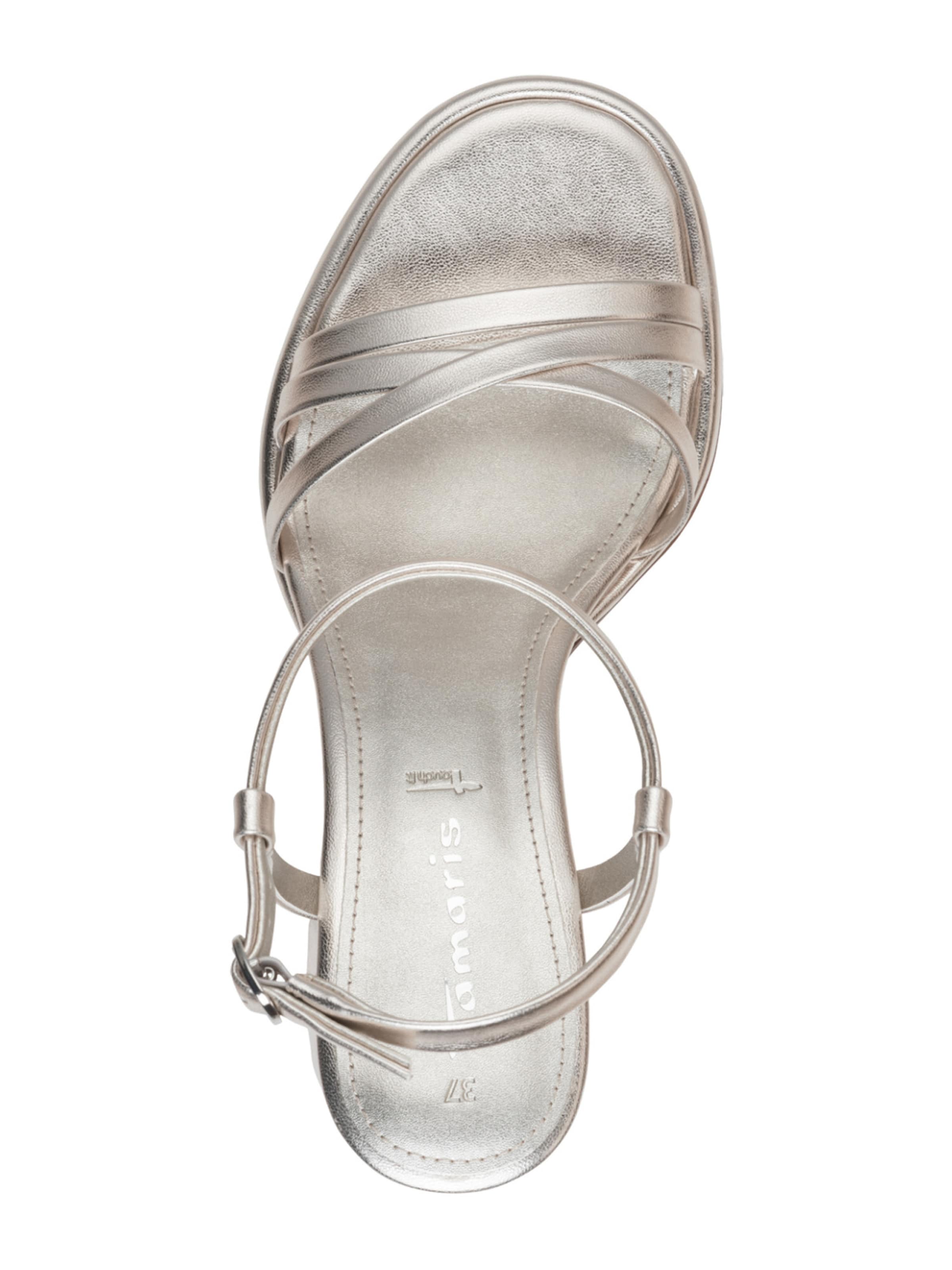 sidabrinė Tamaris Sandalai
