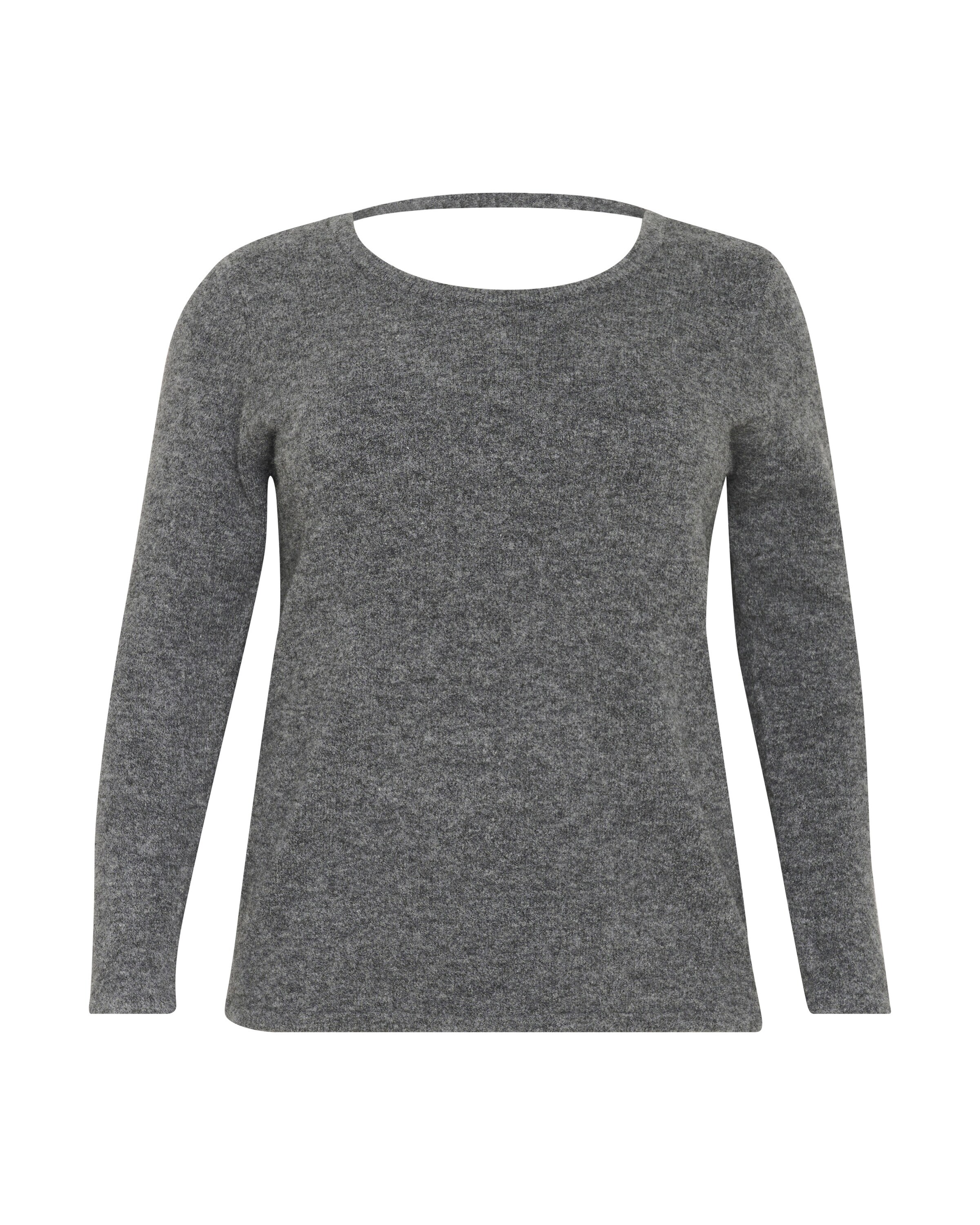 Pull-over 'Rae' KAFFE CURVE en gris : devant