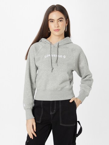 Sweat-shirt CONVERSE en gris : devant