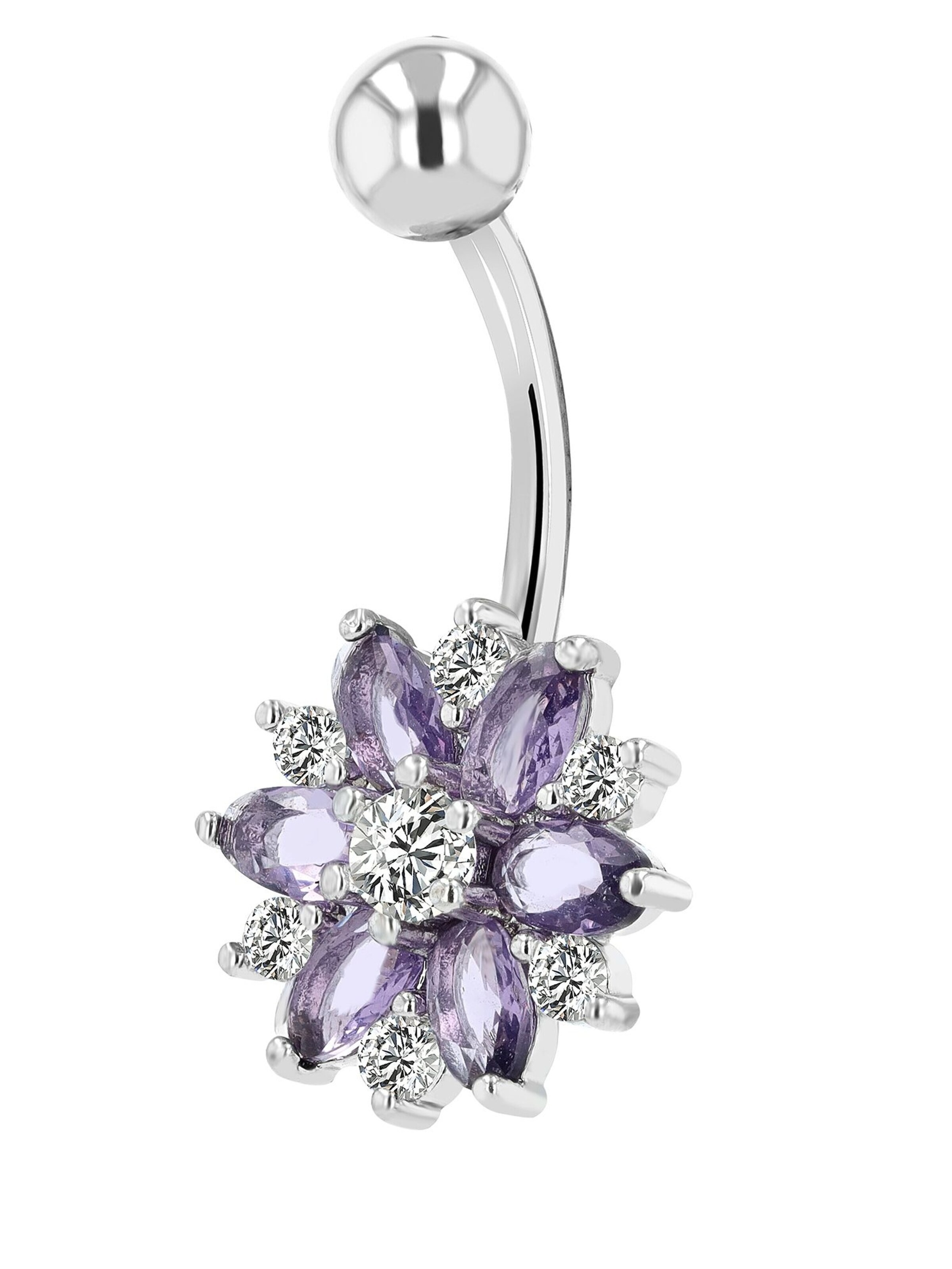 Akzent Piercings 'Nox, hautverträglich' in Silver
