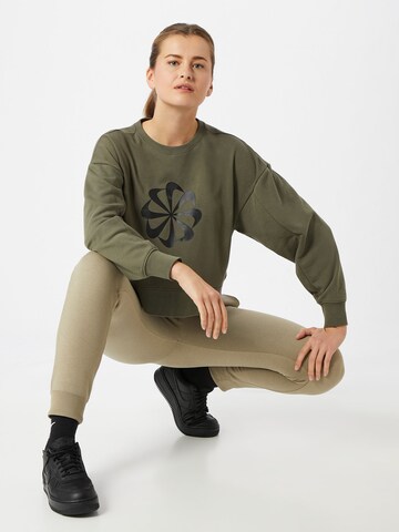 NIKE Sportief sweatshirt in Groen