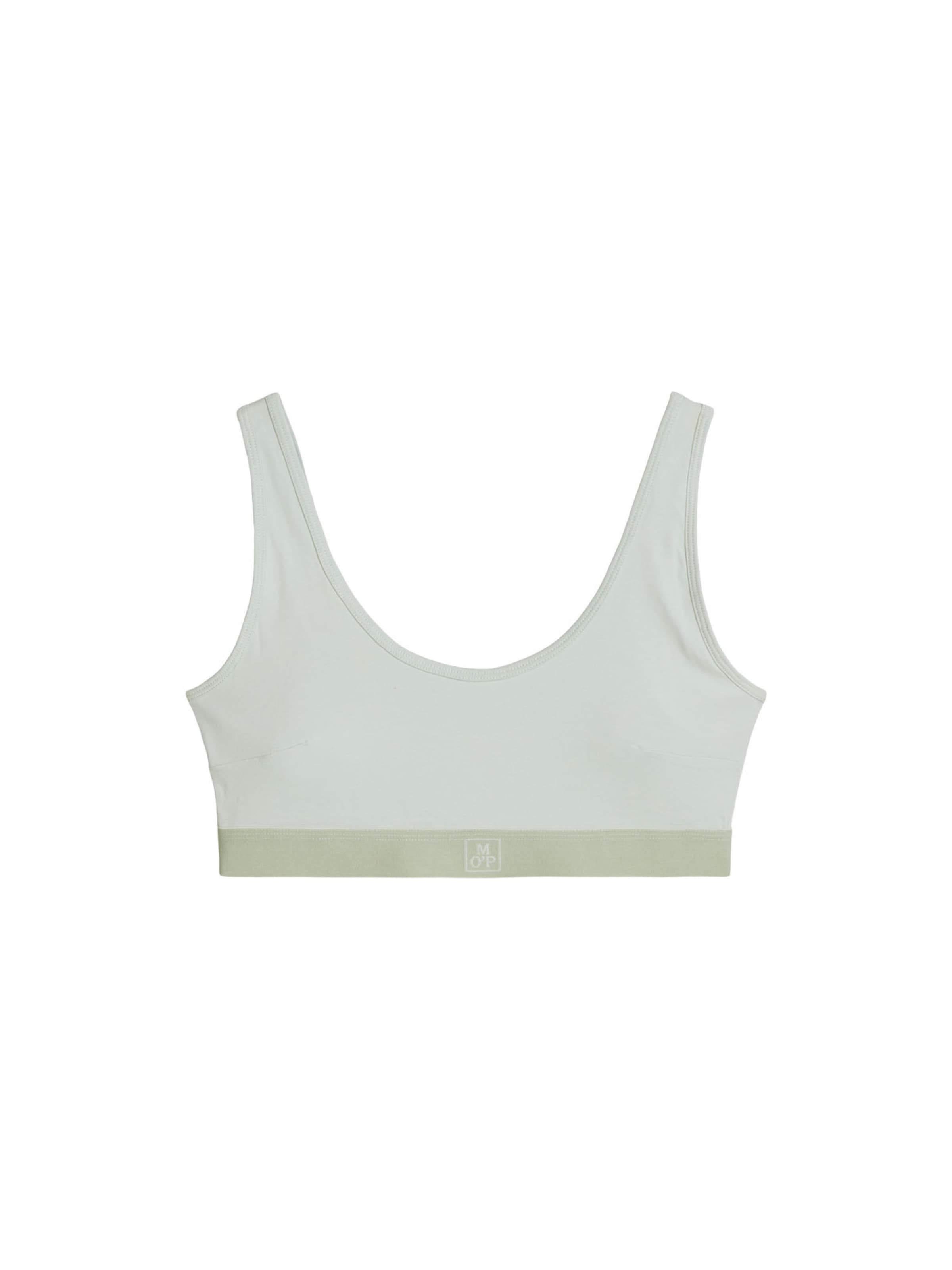 Marc O'Polo Bustier BH ' Essentials ' in Groen: voorkant