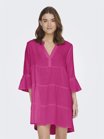 Robe-chemise 'THYRA' ONLY en violet : devant