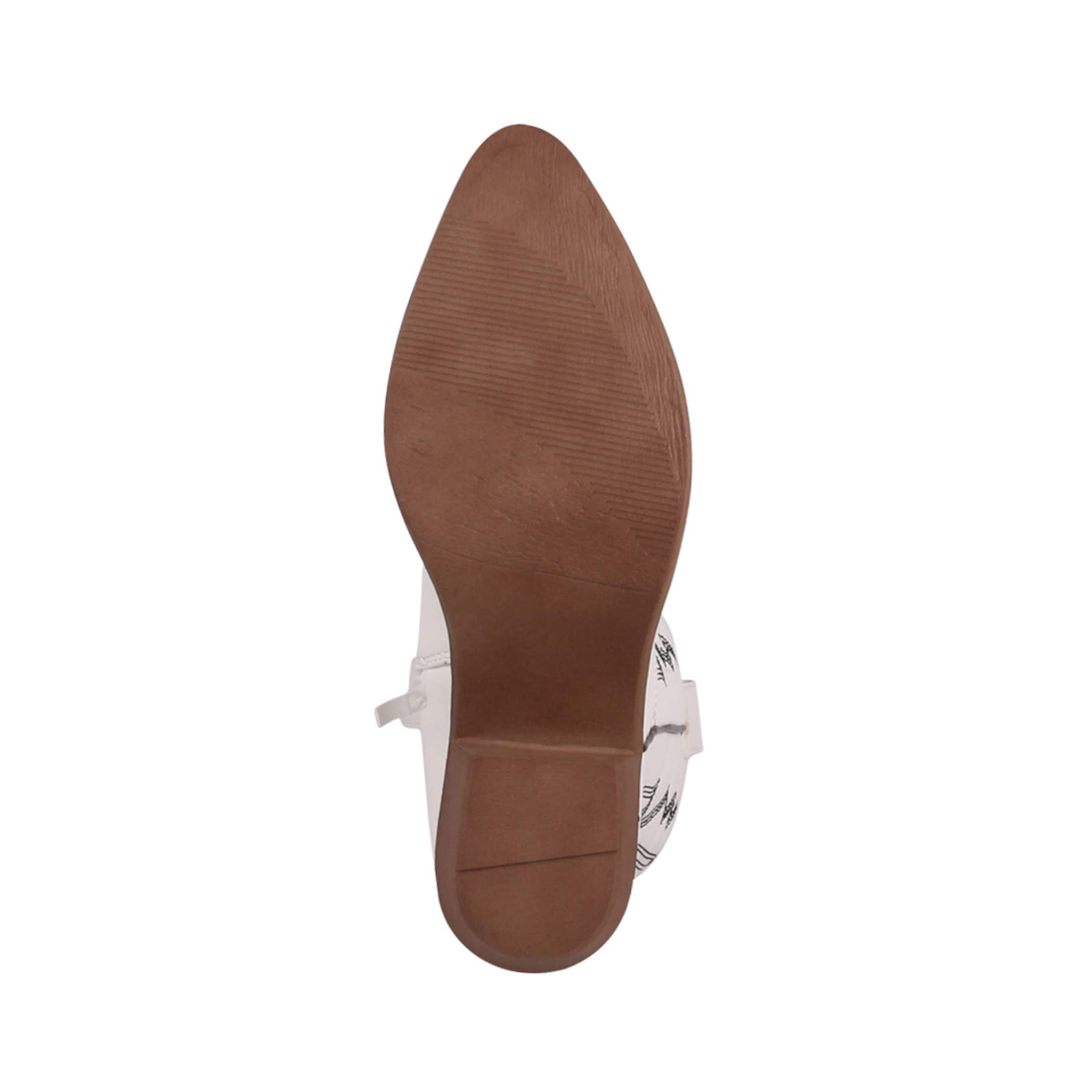 Bottes de cowboy Elara en blanc
