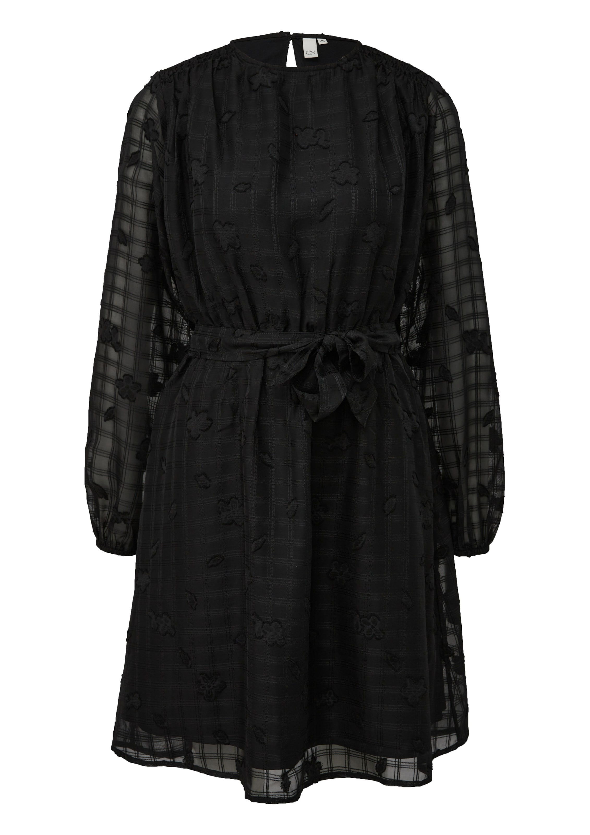 Robe QS en noir : devant